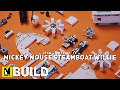 LEGO Speed Build | Mickey Mouse Steamboat Willie 21317 (Retired Set) | Satisfying ASMR Snap 2022