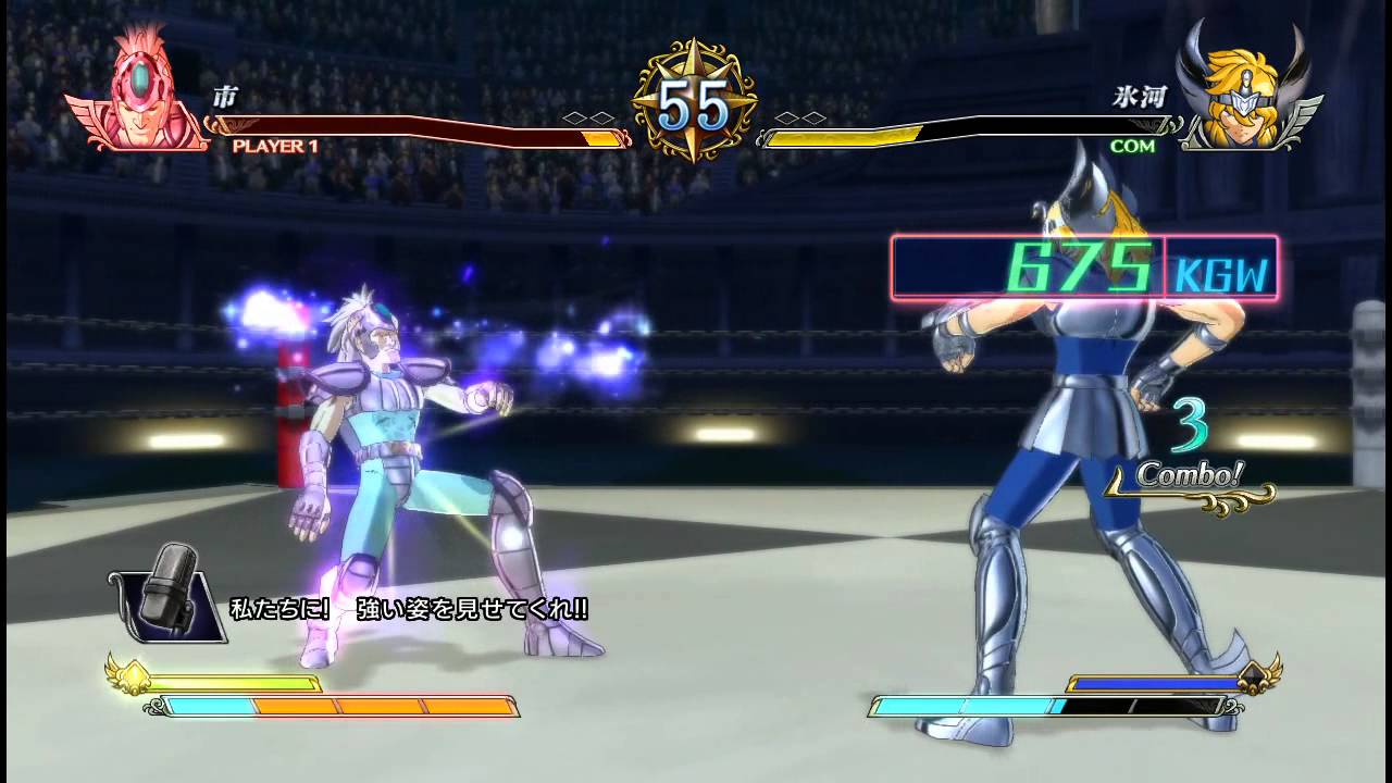 聖闘士星矢BS】 市（Ichi） vs 氷河（Hyoga） / Saint Seiya: Brave