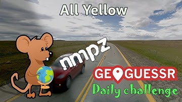 Geoguessr Daily Challenge - NMPZ July Challenge - These Yellow Lines Is Found On One Road