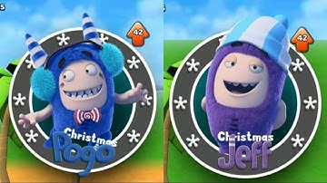 Oddbods Turbo Run - Christmas Pogo vs Christmas Jeff Challenge Android, iOS Gameplay | Kick Tom