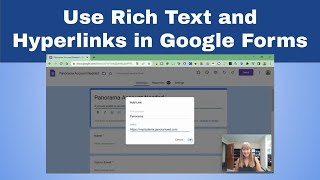 Use Rich Text and Hyperlinks in Google Forms