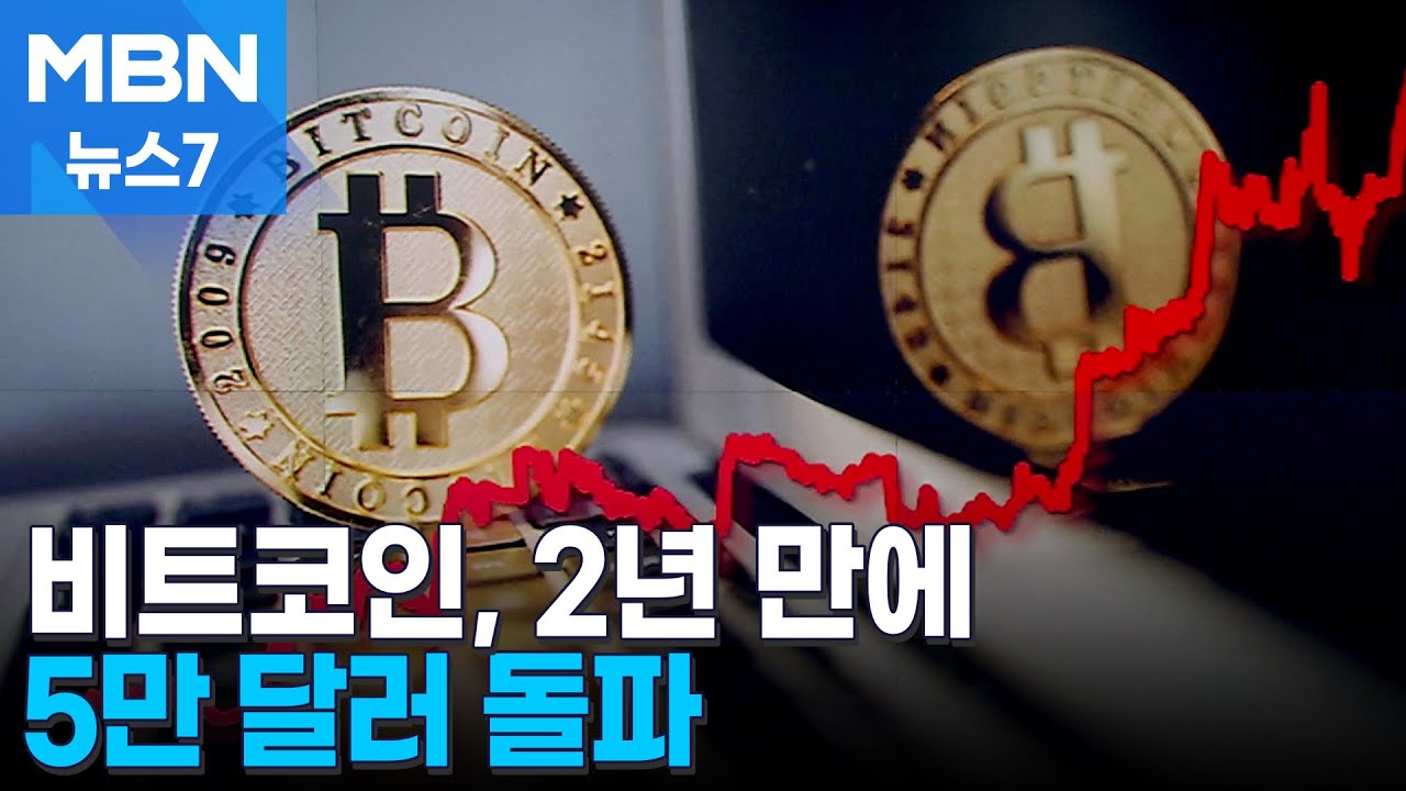 비트코인, 2년 만에 5만 달러 돌파…ETF 국내 거래 금지 다시 논란 [MBN 뉴스7]
