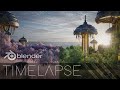 Blender Timelapse - Futuristic Forest