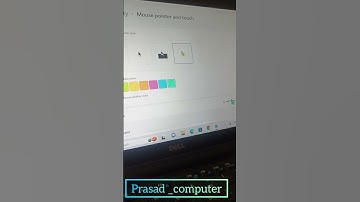 #shorts How to change mouse pointer/ cursor size and colour change