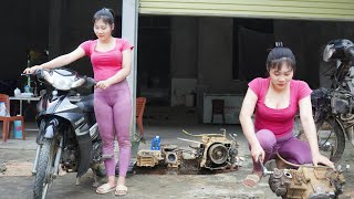 Thảo-Repair Girl. Help my neighor's sister repair and repaint her broken motorbike