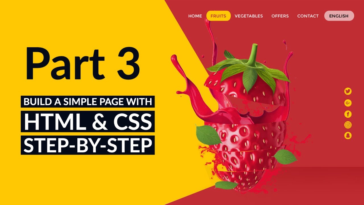 How To Create A Website Using HTML And CSS (+ Animations) Step By Step ...