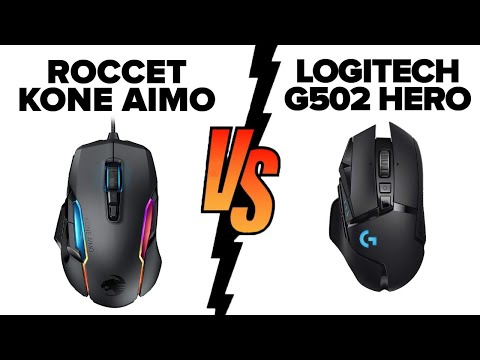 ROCCAT Kone AIMO Remastered vs Logitech G502 HERO - Which Mouse is Better ?