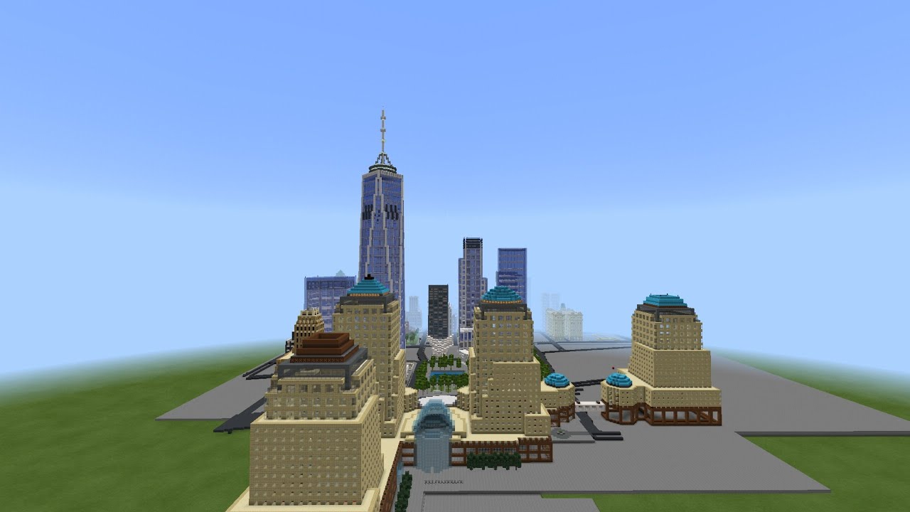 Lower Manhattan 1:4 Scale Minecraft