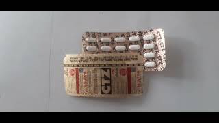 Ctz Tablet Contain Cetrizine Hydrochloride 10Mg Basic Information Used In Allergic Condition