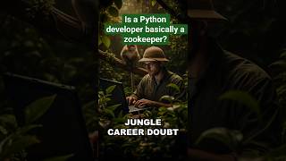 If I were a Python developer, does it mean I’d work in the jungle? #python