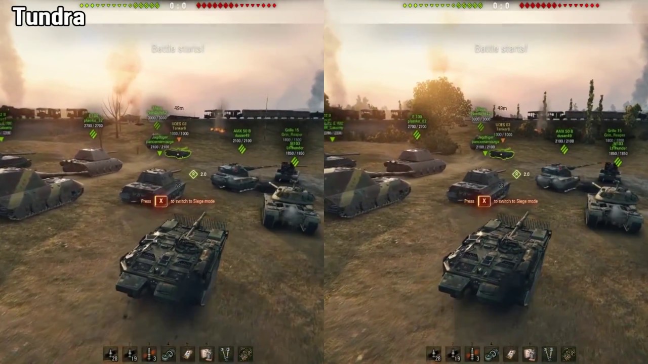 World Of Tanks | Tundra mod vs Vanilla mod