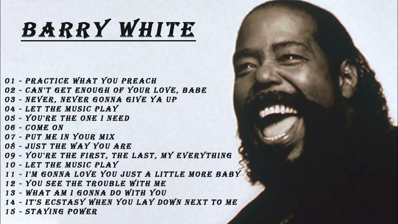 Слушать песню бари бари. Барри Уайт. Barry White 2023. 2. Барри Уайт. Barry White Greatest Hits 1975.
