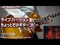 サラバ青春/TUBE【ライブバージョンちょっとだけギターコピー】