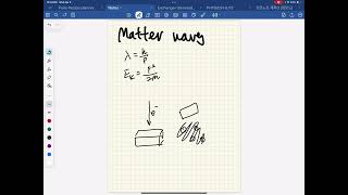 Ib quantum physics #5 matter waves