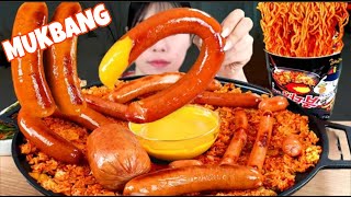 Sulgi Asmr 2.0 Kimchi Fried Rice And Sausages Kielbasa, Frank, Big Ham, Long. Fire Noodles.