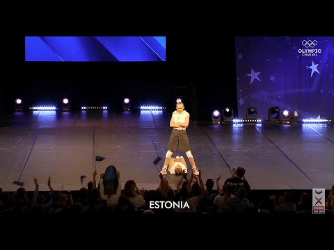 TEAM ESTONIA | Cheer Hip Hop Doubles Senior Final 📣🌟💜🌟 2024 ICU World Cheerleading Championships 🔥🔥