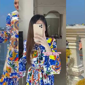 DRESS BANGKOK - MAXI DRESS MURAH - LONG DRESS GAMIS SYARIE CANTIK