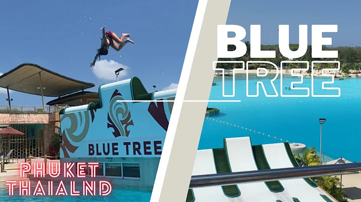 Blue Tree Water Park, Phuket, Thailand - Slip & Fly, Cliff Jumping and Park Views
