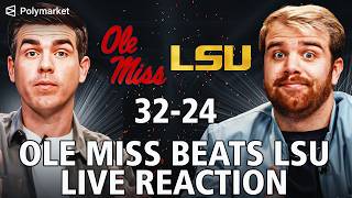 Ole Miss BEATS LSU LIVE REACTION | Crain & Cone