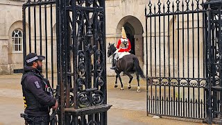 I QUIT! Even POLICE ARE SHOCKED at fastest EVER horsey meltdown and replacement at Horse Guards!