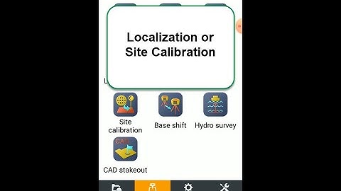 CHCNAV Landstar 7 - How to perform a localization or site calibration