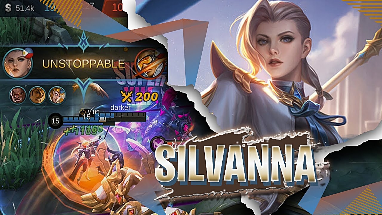 Unstoppable Silvanna | Silvanna Gameplay 2021 | VINplays | Mobile Legends