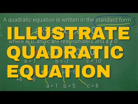 Illustrate Quadratic Equation