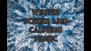 Winter Scenes and Calming Music - 1 Hour