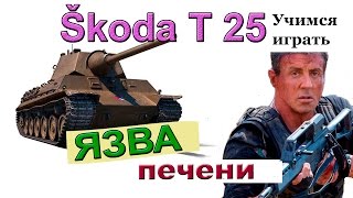 Skoda Т 25 Суппер бой! Учимся играть на Шкода Т 25! Более 4500 дамага