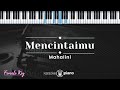 Mencintaimu Mahalini KARAOKE PIANO FEMALE KEY
