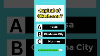 Capital of Oklahoma❓| Pasha Quiz World #quiztime #gkquiz #generalknowledge