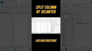 Split Column by Delimiter in Power BI | Quick Data Cleaning #shorts #powerbitips
