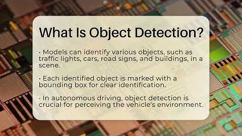 What Is Object Detection? - Talking Tech Trends