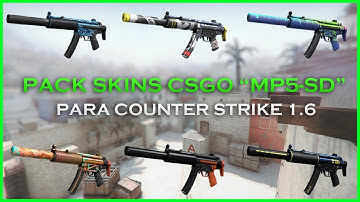 Full Pack CSGO "MP5-SD" Para CS 1.6 (TT Gloves) - (2022)
