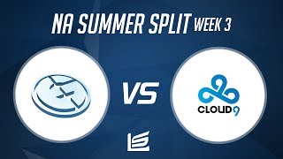 NA LCS 2014 Summer W3D1: Evil Geniuses vs Cloud 9 Highlights