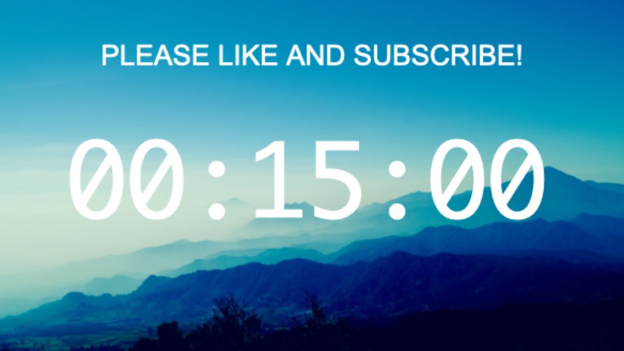 15 Minute Timer & Alarm YouTube