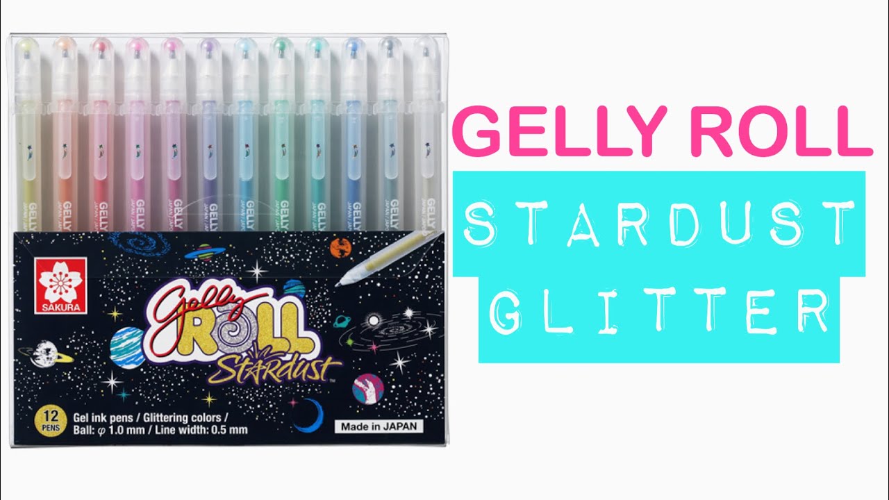 SKY BLUE Stardust Glitter Gel Pen by Sakura