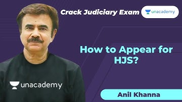 How to Appear for HJS | AMA Session | Anil Khanna | Unacademy Judiciary