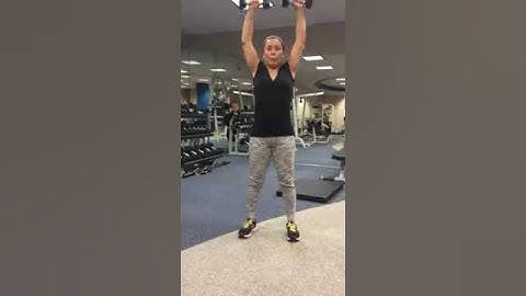 Dumbbell Squat Curl and Press Combo