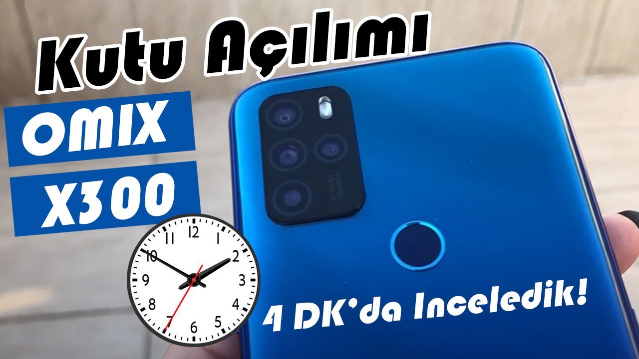 Omix X300 Kutu Açılımı 2021 - Teknik Özellikleri, Tasarım, Kamera Performansı