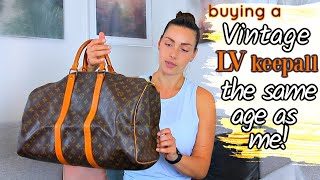 BIG UNBOXING // Louis Vuitton Keepall Vintage - Nike air max