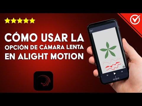 ¿Cómo usar la opción de cámara lenta en ALIGHT MOTION?