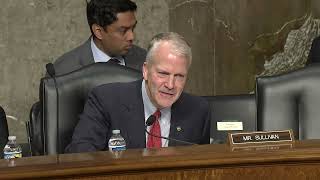 Sen. Dan Sullivan (R-Alaska) at an Armed Services Committee hearing - November 4, 2025