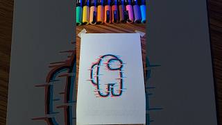Among us Glitch art #artistomg #trendingart #glitch #glitchart #viralart #omgart #funnyart
