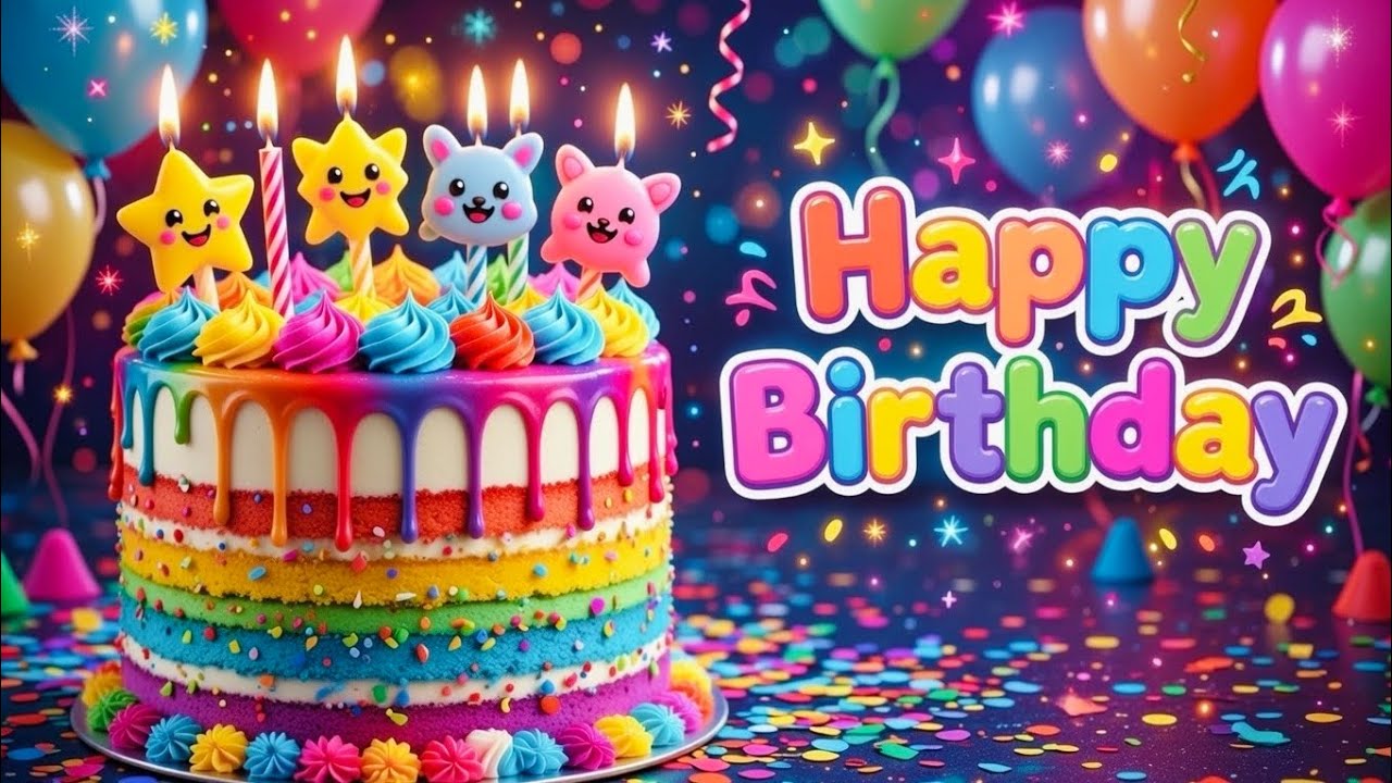 Happy Birthday Song For Kids | Cute Baby Dance Party | Fun Birthday Song for Kids | Kids Birthday