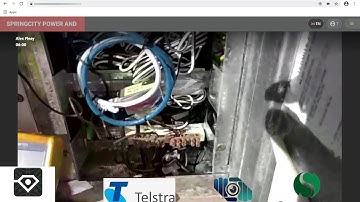 Using a smart glass (Vuzix m400) to guide a junior electrician