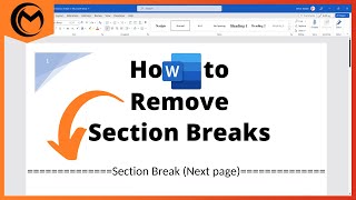 ❌ How to Remove Section Break in Microsoft Word (3 Best Ways)
