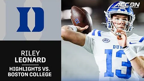 Riley Leonard Leads Duke To Bowl Eligibility