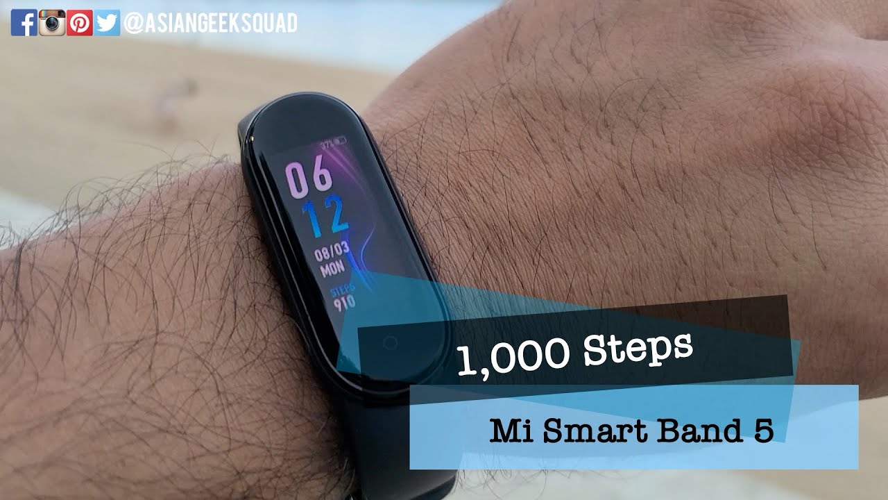 mi band 5 step counter accuracy