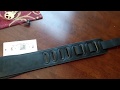 Walker and Williams G-907 Ball Glove Leather Padded Guitar Strap Review